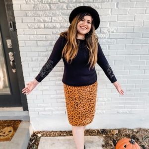 Bonnie Boerer Vintage 80s Black Sequin Sweater